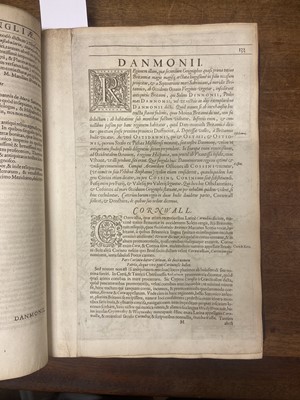 Lot 40 - Camden (William). Britannia sive Florentissimorum Regnorum Angliae, Scotiae, Hiberniae ..., 1607
