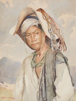 Lot 352 - Gaing (Ngwe, 1901-1967). Portrait of a Burmese Man