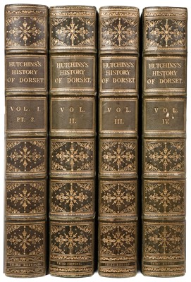 Lot 51 - Hutchins (John). The History and Antiquities of the County of Dorset, 4 volumes, 1861-70