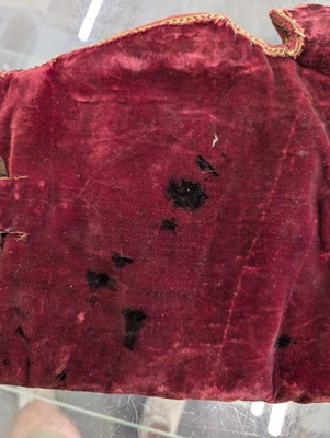 Lot 436 - Embroidered Bowcase. A needlework bowcase, probably Persian or Indian, 18th century