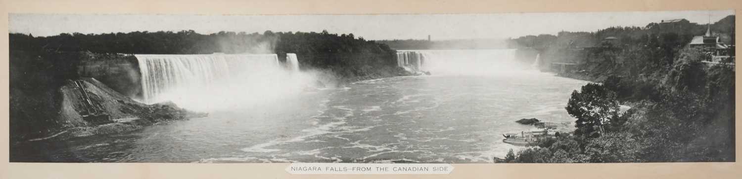 Lot 193 - Niagara Falls—From the Canadian Side. A panoramic photographic print, c. 1910