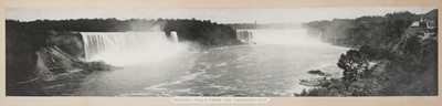 Lot 193 - Niagara Falls—From the Canadian Side. A panoramic photographic print, c. 1910