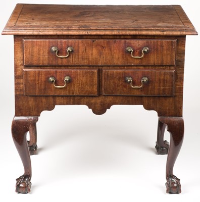 Lot 543 - Lowboy. A walnut lowboy, 18th century