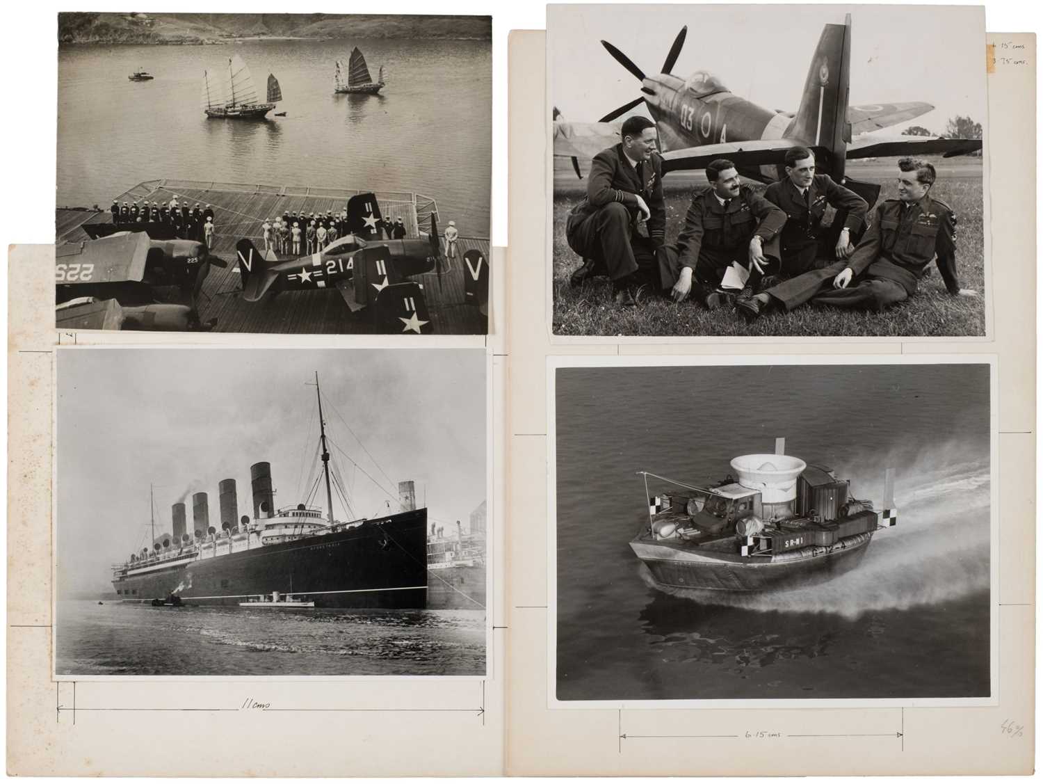 Lot 8 - Aviation photographs. RAF and USAAF black and white press photographs, circa 1950-1980s