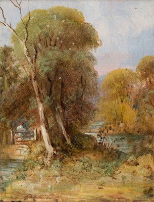 Lot 75 - Cotman (Miles Edmund, 1810-1858). Two Landscapes, circa 1840