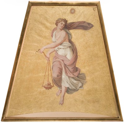 Lot 78 - Italian School. Day and Night, early to mid 19th century, a pair of oil on canvas