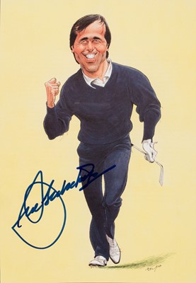Lot 281 - Golfing Autographs. Golf Characters. Caricatures by John Ireland...