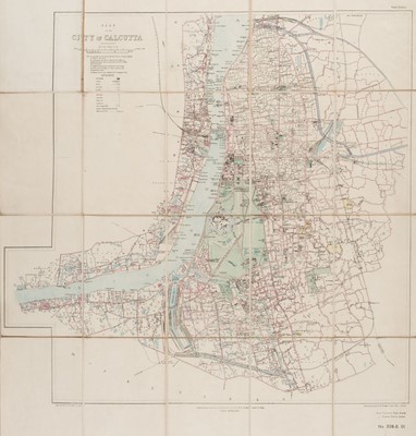 Lot 100 - Calcutta. Plan of the City of Calcutta, 1901