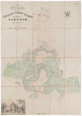 Lot 110 - Estate Plan. Plan of the Waverley Abbey Estate..., 1870