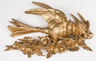 Lot 568 - Carving. A giltwood carving, probably 18th century