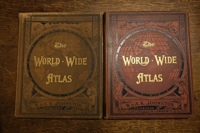 Lot 4 - Atlases. A Collection of 15 Atlases, mostly 19th century