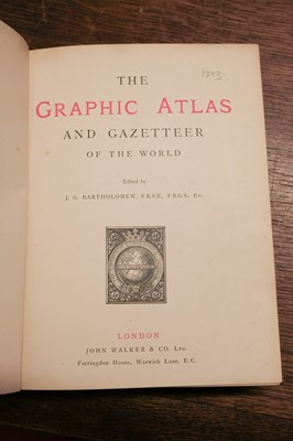 Lot 4 - Atlases. A Collection of 15 Atlases, mostly 19th century