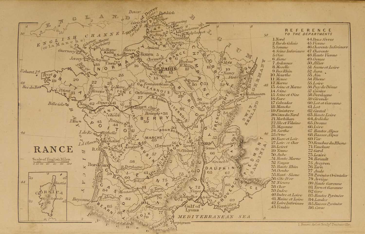 Lot 22 - Miniature Atlases. A collection of 24 atlases, mostly 19th-century
