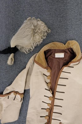 Lot 431 - Clothing. Footman's court dress suit worn by George Birry to wait on King Edward VII