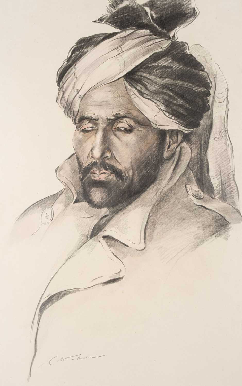 Lot 325 - Collett-Mason (William Wallace Collett, 1895-1957). Dumah Khan, Baloch Quetta, 6th April 1923, pencil