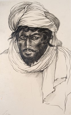 Lot 325 - Collett-Mason (William Wallace Collett, 1895-1957). Dumah Khan, Baloch Quetta, 6th April 1923, pencil