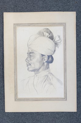 Lot 325 - Collett-Mason (William Wallace Collett, 1895-1957). Dumah Khan, Baloch Quetta, 6th April 1923, pencil