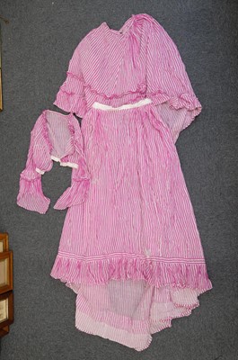 Lot 427 - Clothing. A two-piece silk gown, circa 1860s, & 5 others similar