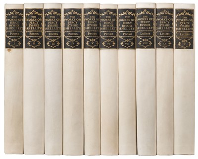 Lot 444 - Shelley (Percy Bysshe). Works, 10 volumes, 1926-28