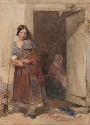 Lot 147 - Lee (William, 1810-1865). Woman in Doorway
