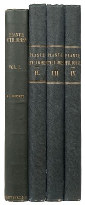 Lot 44 - Burnett (Mary Ann). Plantae Utiliores, 4 vols, 1st ed, 1842-50