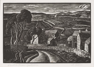 Lot 247 - Allen (Harry Epworth, 1894-1958). Wardlow Mires - Derbyshire, wood engraving