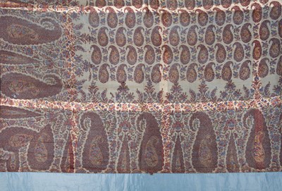 Lot 477 - Shawl. Two large pashmina panels, Kashmir, circa 1815-20