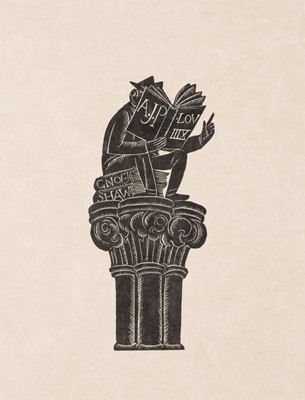 Lot 237 - Jones (David, 1895-1974). Bookplate for Arthur J Plenty, wood engraving, plus others