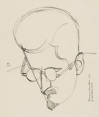 Lot 244 - Lewis (Wyndham, 1882-1957) James Joyce, 1932, lithograph on paper