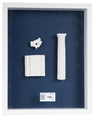 Lot 196 - Paolozzi (Eduardo, 1924-2005) Triple Maquettes, plaster