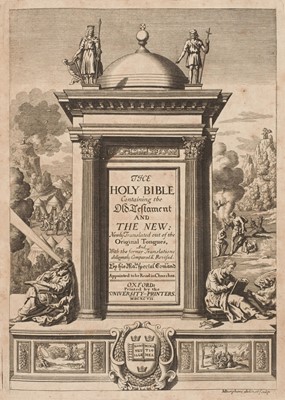 Lot 354 - Bible [English]. The Holy Bible, containing the Old Testament and the New, 1697