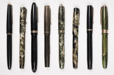 Lot 557 - Fountain Pens. A collection of 20th century fountain pens