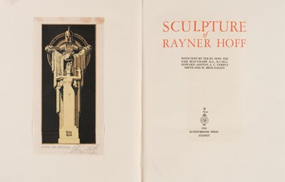 Lot 421 - Hoff (Rayner, 1894-1937). Sculpture of Rayner Hoff..., 1934
