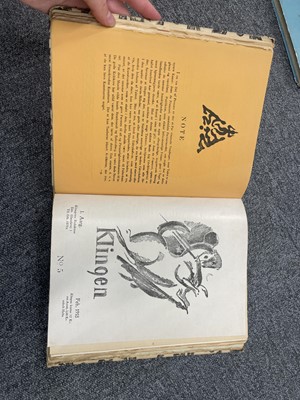 Lot 212 - Klingen, edited by Axel Salto, 4 volumes, 1917-1942