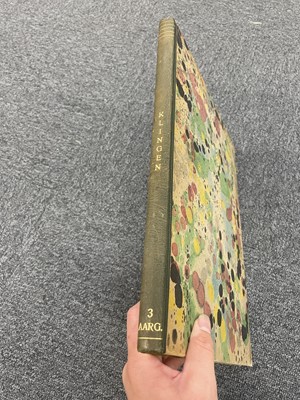 Lot 212 - Klingen, edited by Axel Salto, 4 volumes, 1917-1942