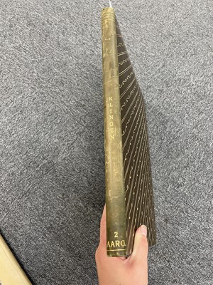 Lot 212 - Klingen, edited by Axel Salto, 4 volumes, 1917-1942