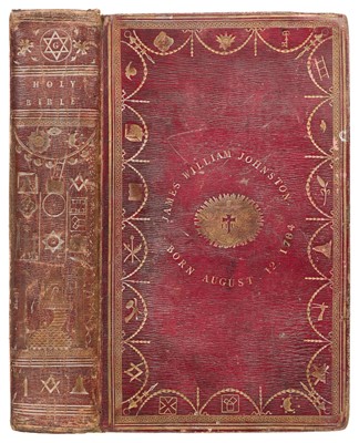 Lot 373 - Binding - Masonic. The Holy Bible, containing the Old and New Testaments, Oxford, 1804