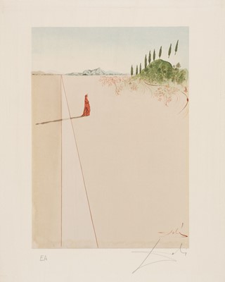 Lot 277 - Dali (Salvador, 1904-1989). A collection of 16 colour wood-engravings from La Divine Comedie, 1963