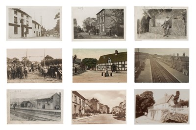 Lot 267 - Shropshire Postcards. An album containing approximately 630 postcards
