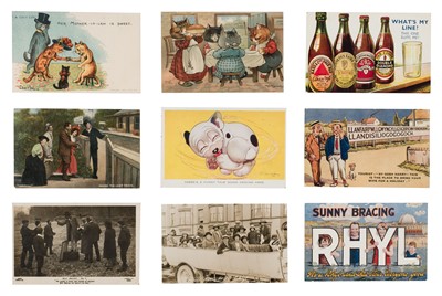Lot 259 - Postcards. An assorted collection of postcards, c. 1910 and later
