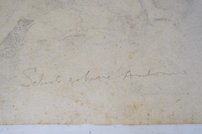 Lot 4 - Bonasone (Giulio, 1500/10-1574). Jupiter suckled by the Goat Amaltheia, circa 1533-74, engraving