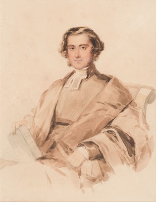 Lot 136 - Rochard (François Théodore, 1798-1858). Mary Eliza Henniker-Major née Farnham (1805-1878) & Reverend William Henniker-Major (1813-1845), 1844