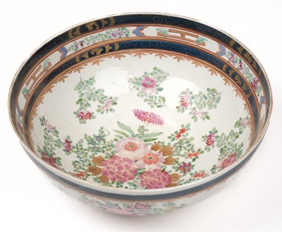 Lot 516 - Large Chinese Famille Rose Bowl.