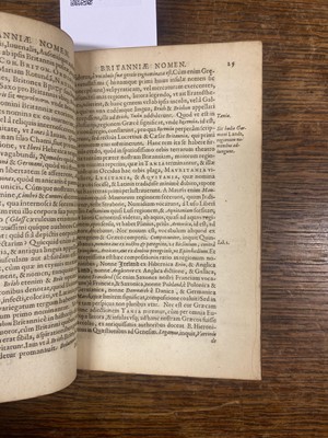 Lot 41 - Camden (William). Britannia, sive Florentissimorum Regnorum, Angliae, Scotiae, Hiberniae..., 1587