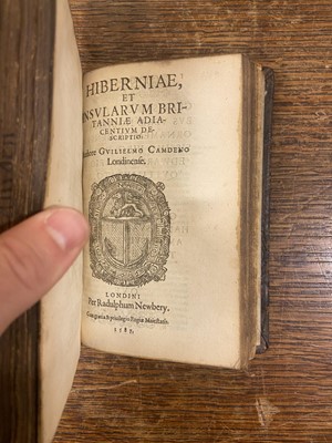 Lot 41 - Camden (William). Britannia, sive Florentissimorum Regnorum, Angliae, Scotiae, Hiberniae..., 1587