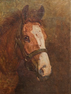 Lot 331 - White (Mildred, late19th-20th century). Rob Roy, 1927, oil on canvas laid onto thin wood panel
