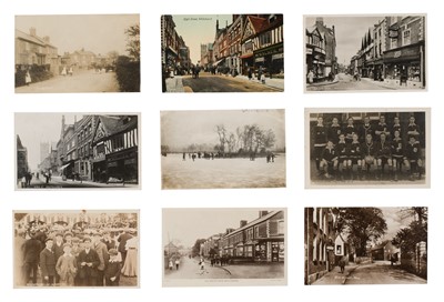 Lot 263 - Shropshire Postcards. An album containing approximately 470 postcards, C. 1905-20