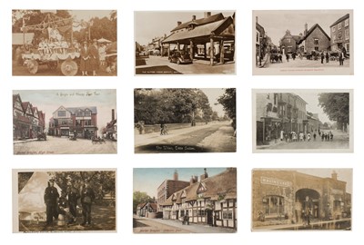 Lot 265 - Shropshire Postcards. An album containing approximately 500 postcards, c. 1905-20