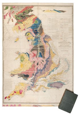 Lot 108 - England & Wales. Walker (J. & C.), A Geological Map..., 1838