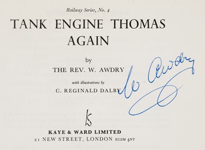 Lot 393 - Awdry (Rev. W.). Tank Engine Thomas Again, signed, London: 1980